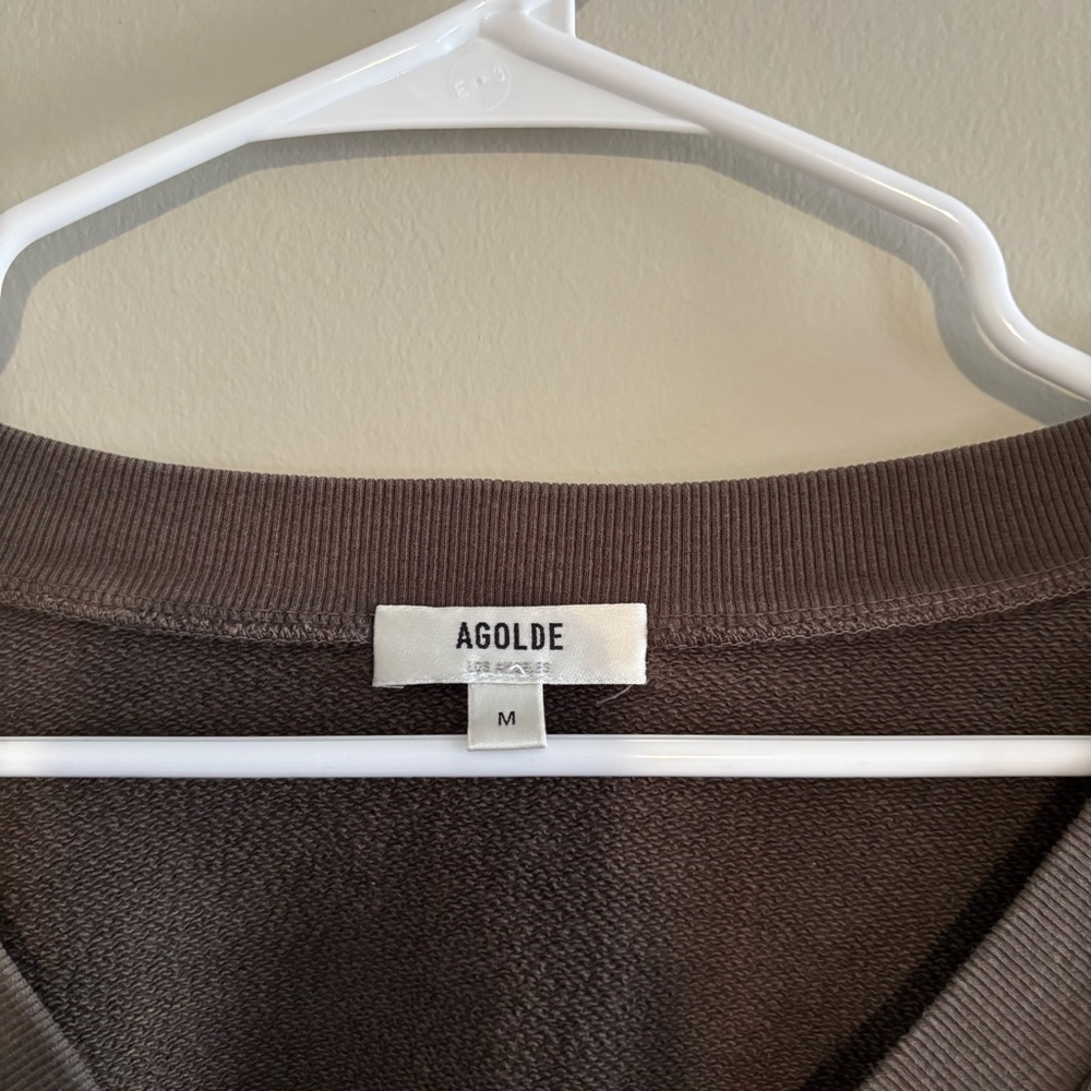 Agolde Low V Neck Crewneck - Picture 6 of 7